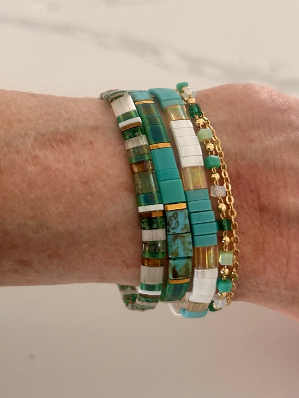 Japanese Tile Bracelets, new
